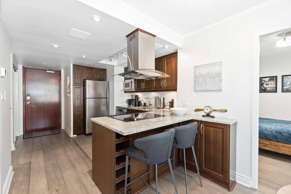 2Br Condo With Breathtaking View In Downtown! Free Parking - 6 Sleep Vancouver Exteriér fotografie